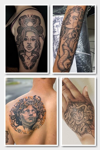 тату з Медузою Горгоною