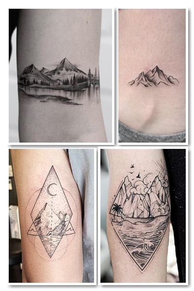 Гори в тату символізують