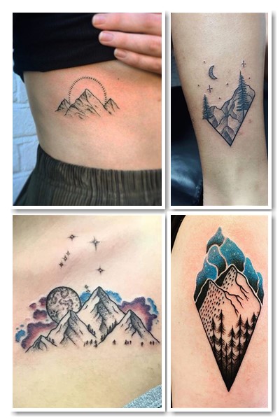 Значення символу гір на тілі