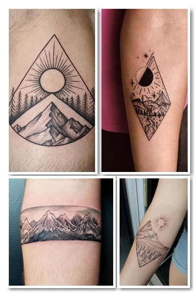 стилі тату гори