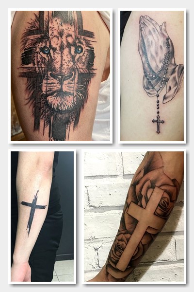 татуювання хрест на руці 