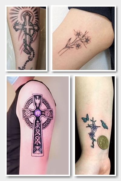 тату на руці хрест