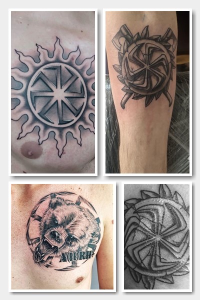 Варіанти малюнку тату коловрат