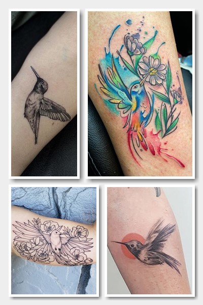 Татуювання колібрі наповнено позитивною енергетикою
