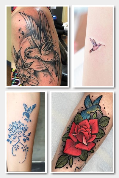 Стилістика та місця нанесення тату колібрі