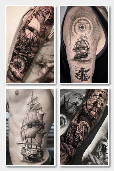 кому підійде тату корабель