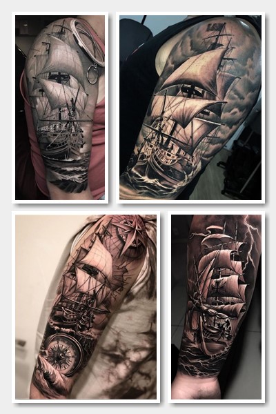 варіанти і значення тату корабель