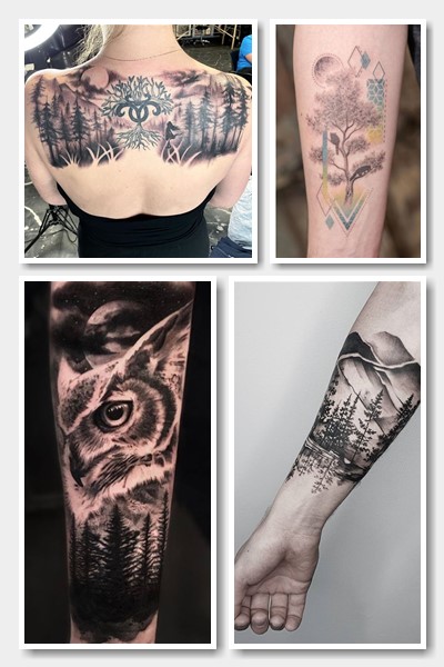 Що означає татуювання із зображенням лісу