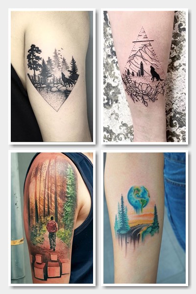 Де розміщують татуювання ліс