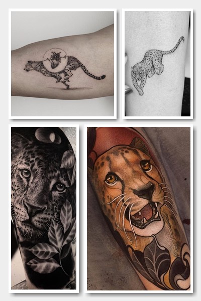 Як зображають леопард тату