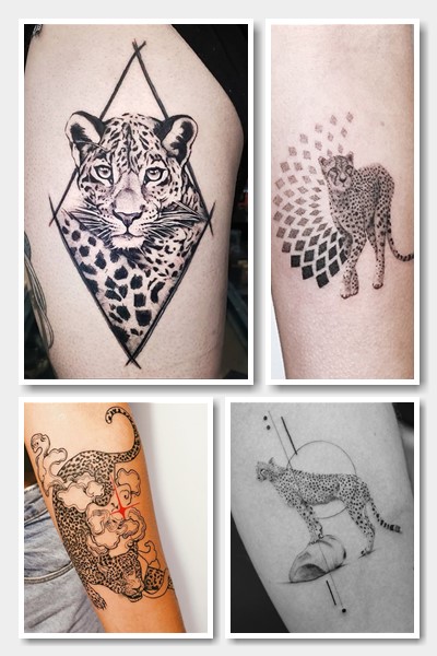 Тату леопард набивають