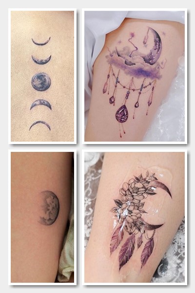 татуювання із зображенням місяця