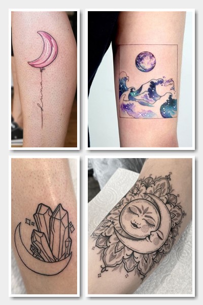 Тату місяць символізує