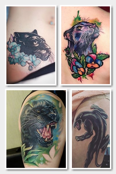 Зображення пантери в тату