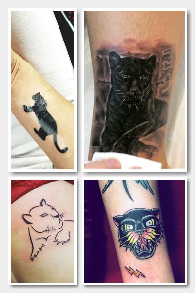 Масштабне татуювання пантера 