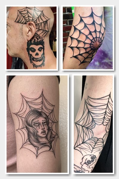 Найпопулярніші місця для тату павутиння