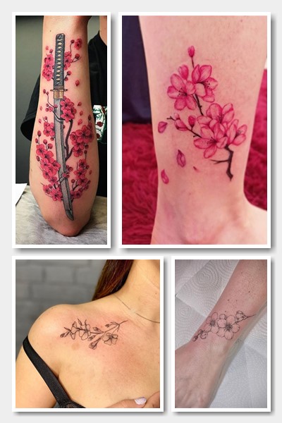 Як зображують сакуру на тату