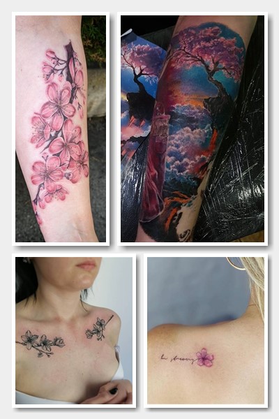 Де розташовується татуювання сакура