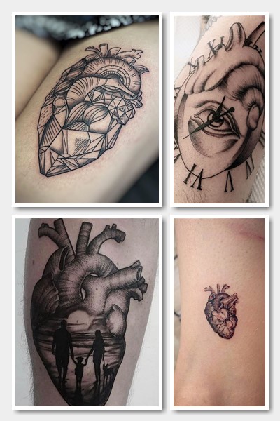 Тлумачення популярних варіантів тату серце