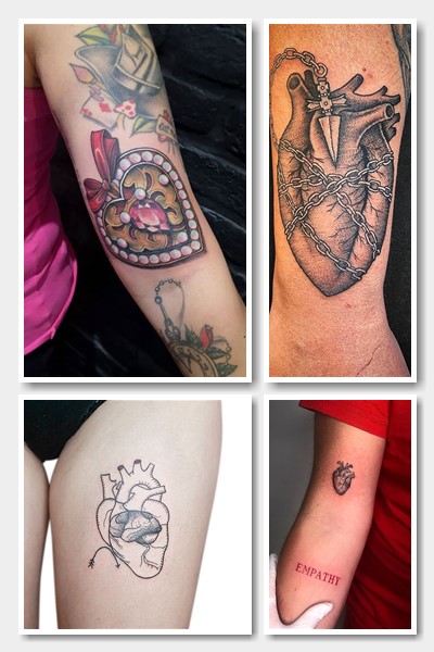 Тату серце – універсальний малюнок