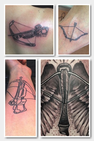 Тату арбалет і лук