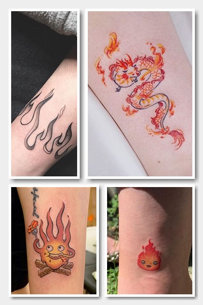 Де набивають тату вогонь