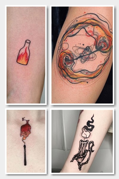 татуювання із зображенням вогню