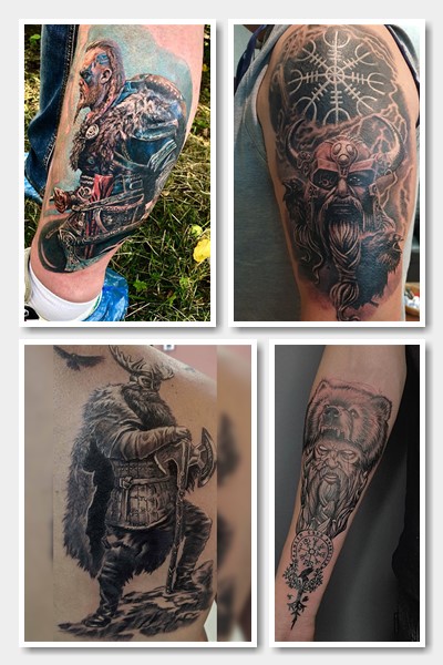 Татуювання з вікінгами асоціюються з хоробрістю та мужністю