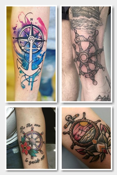 Тату штурвал означає