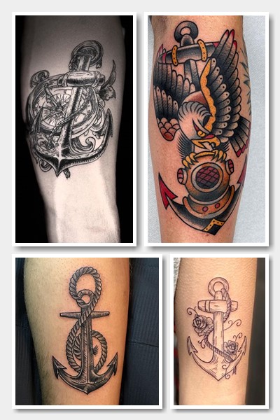 Якір та штурвал – класичні символи в тату-мистецтві