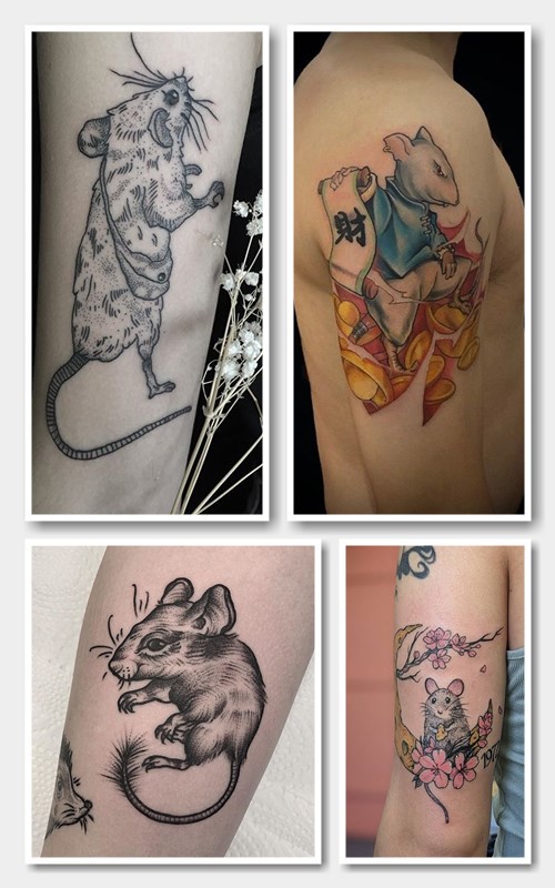 тату миша або щур