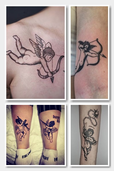 Татуювання з ангелами та купідонами