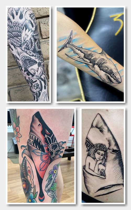 Татуювання із зображенням акули 