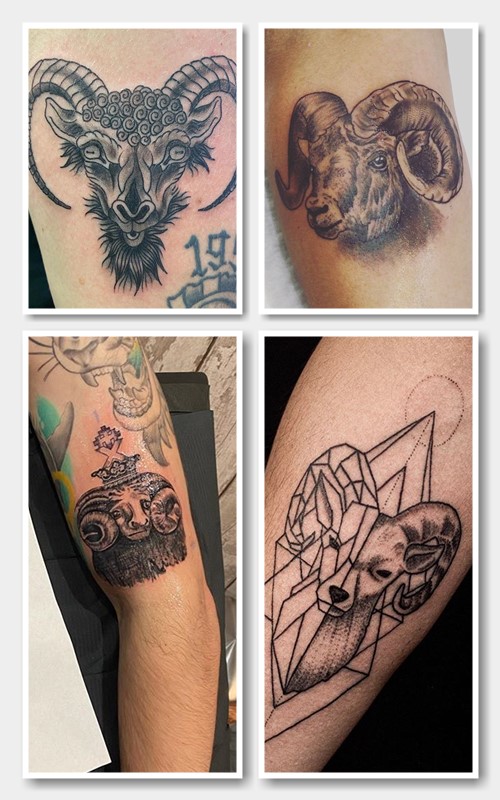 Татуювання із зображенням барана