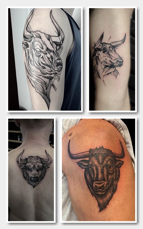 Татуювання бик (бізон, буйвіл)