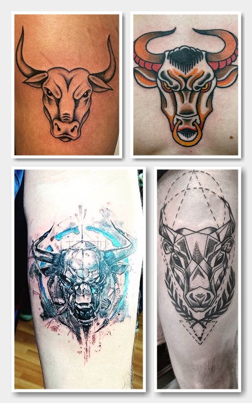 Татуювання бик (бізон, буйвіл) значення