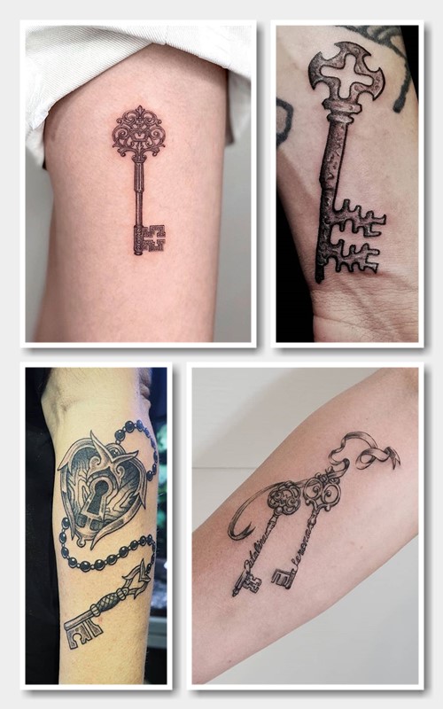 символ тату ключ