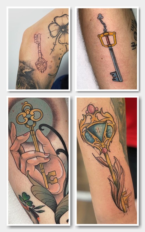 татуювання з ключем