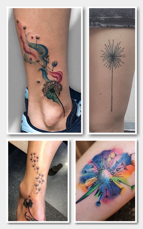  татуювання з кульбабкою