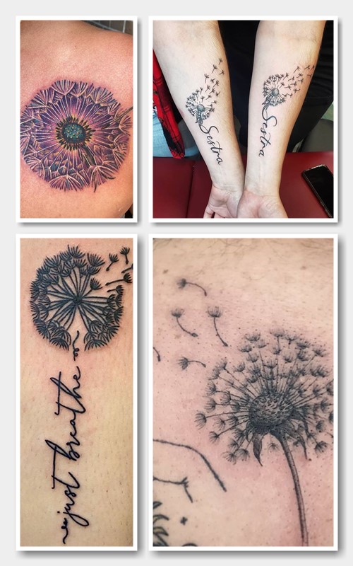 Тату кульбабка – популярний малюнок