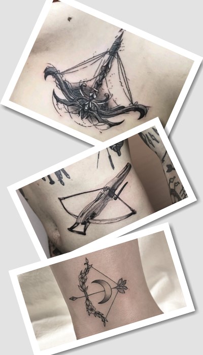 Тату стріли і лук у Києві