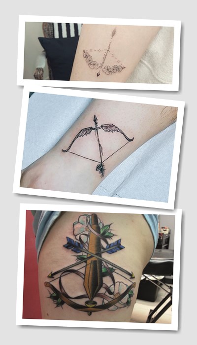 значння Татуювання лук та стріли