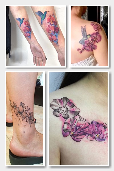 Татуювання з орхідеями