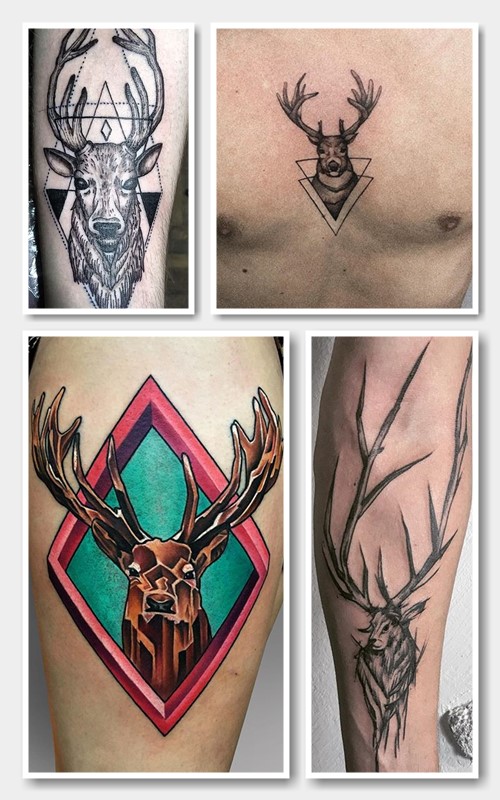 Кому підійде тату з оленем чи лосем