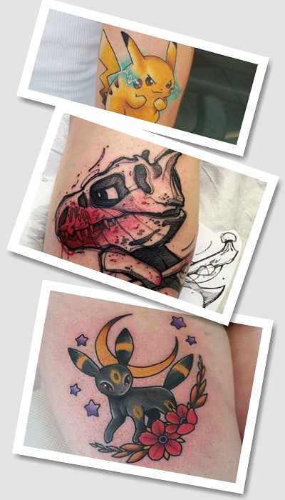 Варіанти малюнків тату покемон 