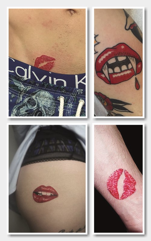 Значення татуювання поцілунок