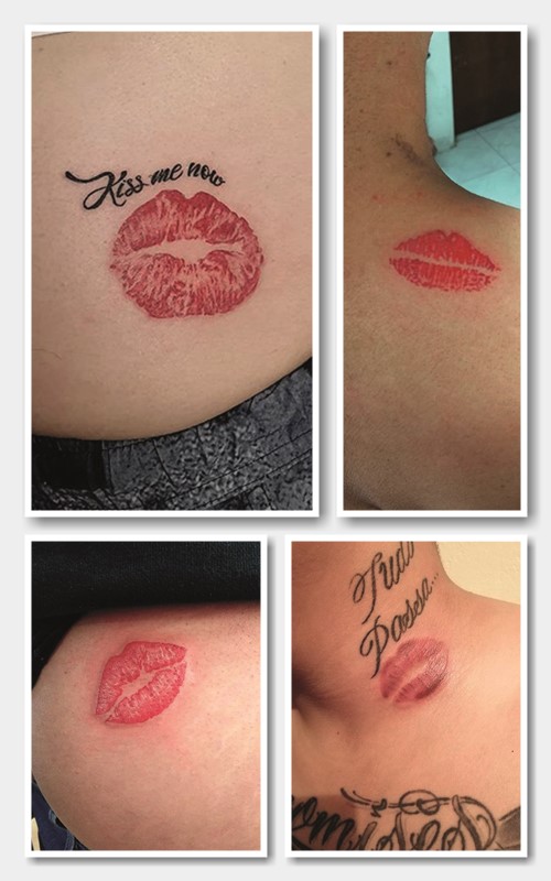 Татуювання у вигляді жіночих губ