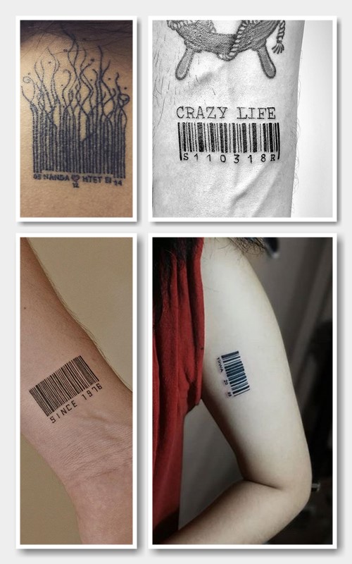 Татуювання у вигляді штрих-коду