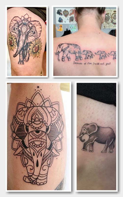 татуювання слон