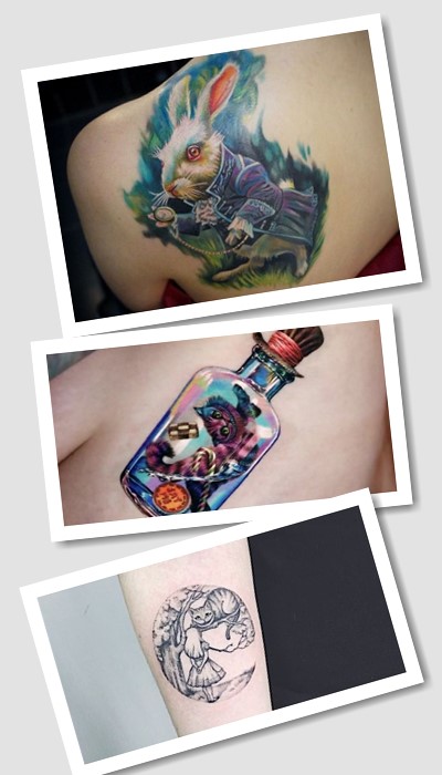 тату аліса в країні чудес означає